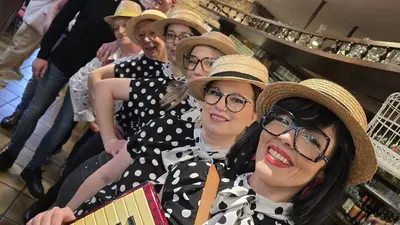 des accordéonistes