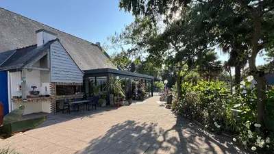 Véranda du centre de vacances de Saint-Gildas-de-Rhuys