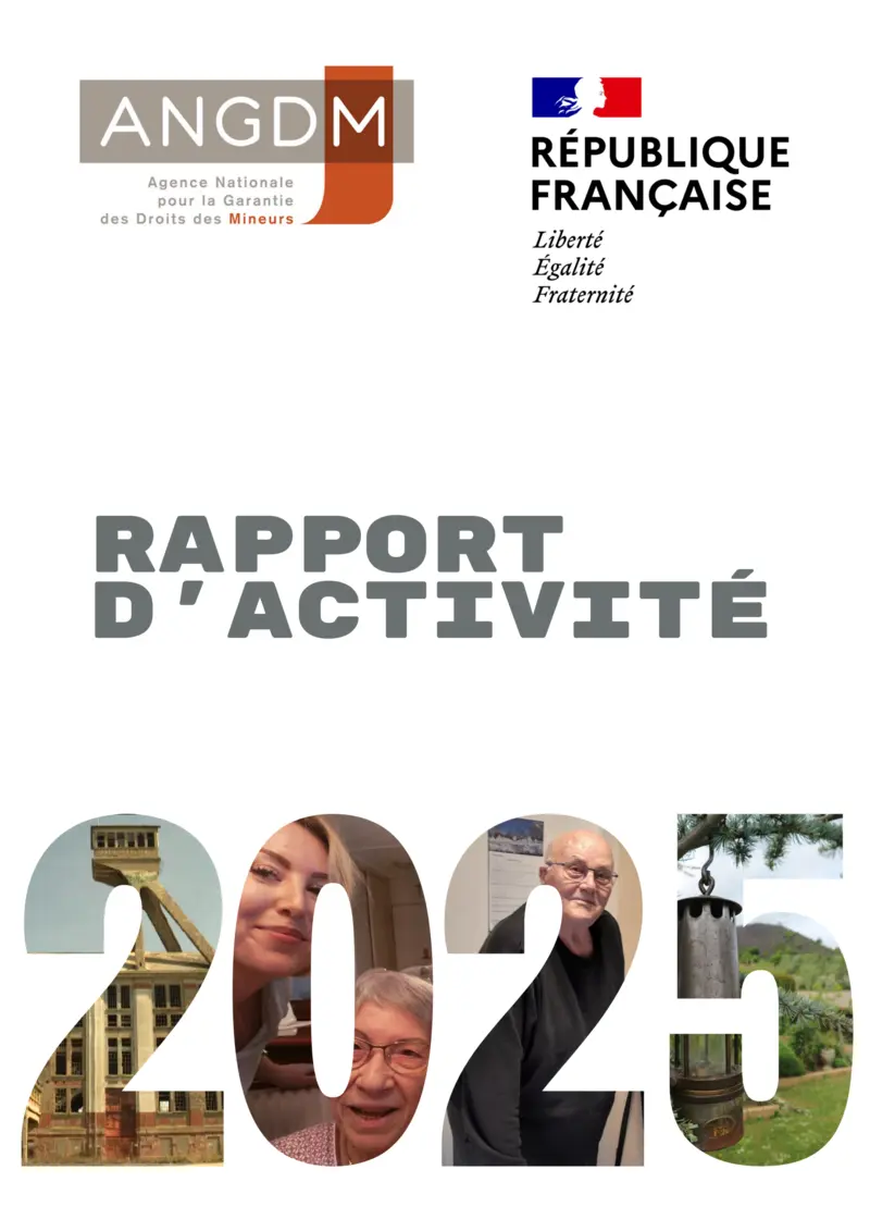 Couverture du rapport d'activité 2025